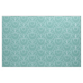 Tissu Aqua de tulipe de MCM (Fat Quarter)