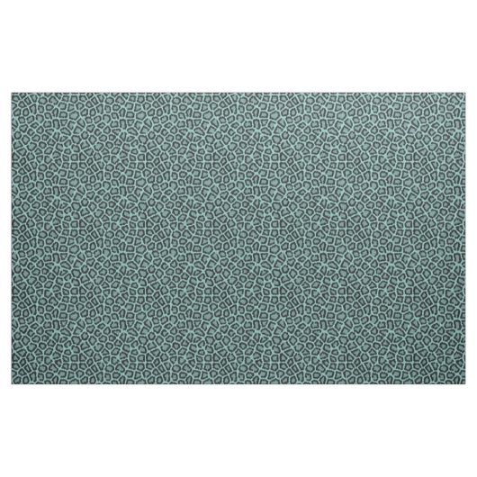 Tissu Aqua du Motif de fourrure Leopard (Yard)