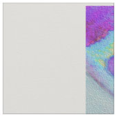 Tissu Aqua et dessus pourpre d'édredon de girafe (Détail)