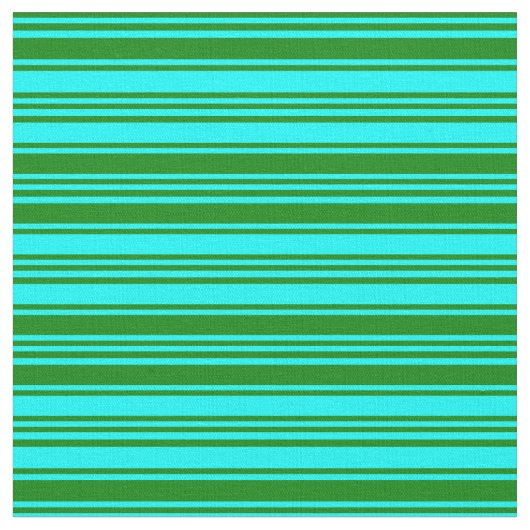 Tissu Aqua et Green Lines (Fermer)