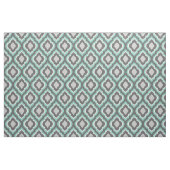 Tissu Aqua et Grey Ikat marocain (Fat Quarter)