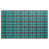 Tissu Aqua et Red Fall Fabric (Yard)