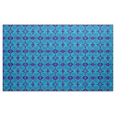 Tissu Aqua Floral Fabric (Yard)