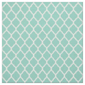 Tissu Aqua Maroc Quatrefoil (Échantillon)