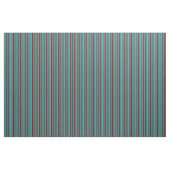 Tissu Aqua & Maroon Linked/Striped Motif (Yard)