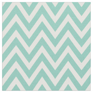 Tissu Aqua Modern Chevron Stripes