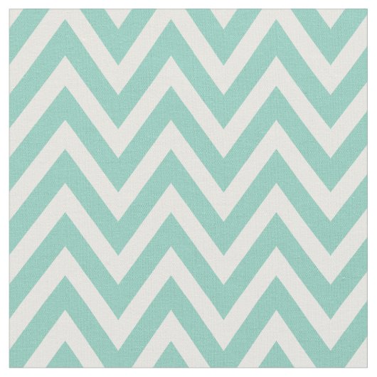 Tissu Aqua Modern Chevron Stripes (Fermer)