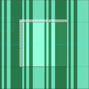 Tissu Aquamarine & Grandes Têtes Vert Mer