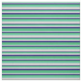 Tissu Aquamarine, gris clair, bleu nuit et vert mer (Échantillon)