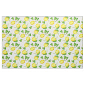 Tissu Aquarelle aux agrumes de citron (Fat Quarter)