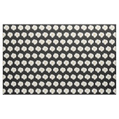 Tissu Aquarelle blanche noir (Yard)
