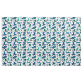 Tissu Aquarelle bleu marine Poisson marin de requin-octo (Yard)