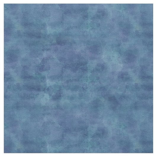 Tissu Aquarelle bleue Abstrait Clouds Motif (Fermer)