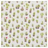 Tissu Aquarelle Cactus (Échantillon)