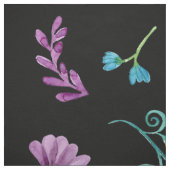 Tissu Aquarelle colorée Fleurs de Fiesta mexicaines (Échantillon)