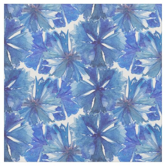 Tissu aquarelle cornflower glaçure (Fermer)