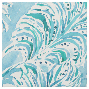 Tissu Aquarelle d'Aqua d'ÉCOULEMENT de PLUME