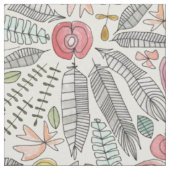 Tissu aquarelle de fleur de plumes (Fermer)