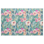 Tissu Aquarelle de jardin luxuriant florale (Fat Quarter)