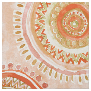 Tissu Aquarelle de MENTALITÉ de MANDALA d'épice