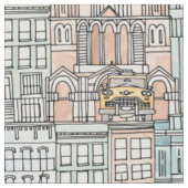 Tissu aquarelle de New York (Fermer)