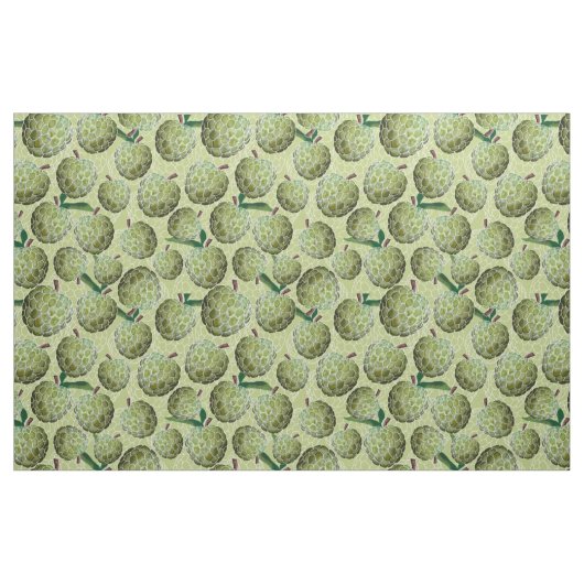Tissu Aquarelle de pomme de sucre | Vert (Yard)