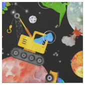 Tissu Aquarelle Dinosaur Construction de l'espace pour l (Détail)