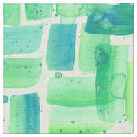 Aquarelle en briques vertes