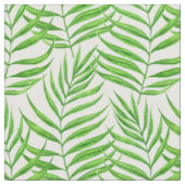 Tissu Aquarelle feuille de palme (Fermer)