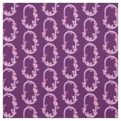 Tissu Aquarelle fleurie de l'orchidée violette initiale (Échantillon)
