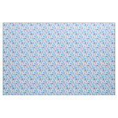 Tissu Aquarelle fleurs bleues 2 (Yard)