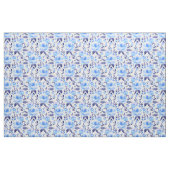 Tissu Aquarelle fleurs bleues 2 (Fat Quarter)