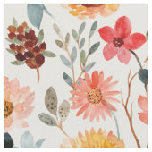Tissu Aquarelle florale (Fermer)