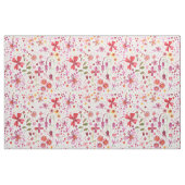 Tissu Aquarelle florale Boho coloré (Yard)