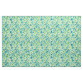 Tissu Aquarelle florale de Boho d'Aqua vert de PHUNKY (Yard)