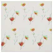 Tissu Aquarelle florale moderne d'art Abstrait (Échantillon)