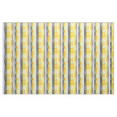 Tissu Aquarelle gris jaune blanc rayé (Fat Quarter)