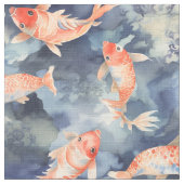 Tissu Aquarelle Koi Fish (Détail)