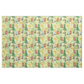 Tissu Aquarelle Lapin, Hérisson, renard (Fat Quarter)