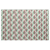 Tissu aquarelle Oiseau cardinal rouge (Yard)