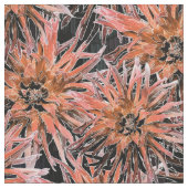 Tissu Aquarelle orangée et marron. (Fermer)