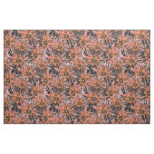 Tissu Aquarelle orangée et marron. (Fat Quarter)