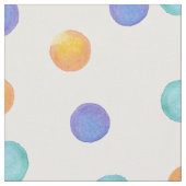 Tissu Aquarelle .pois multicolores. (Fermer)