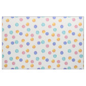 Tissu Aquarelle .pois multicolores. (Fat Quarter)
