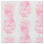 Tissu Aquarelle rose Ananas (fermé)