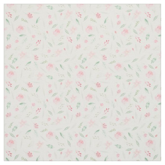 Tissu Aquarelle rose pâle (Échantillon)