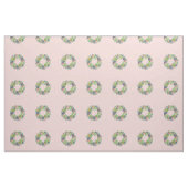 Tissu Aquarelle Succulente Courbe Florale (Fat Quarter)