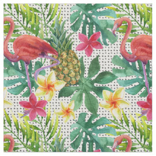 Tissu Aquarelle tropicale