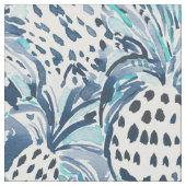 Tissu Aquarelle TROPICALE d'ananas d'indigo de SITCH (Fermer)