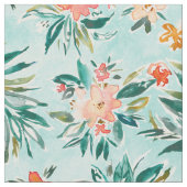 Tissu Aquarelle tropicale EMPORTÉE de pêche d'Aqua (Fermer)
